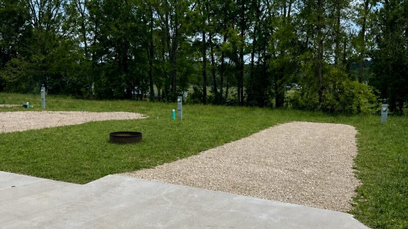 Classic back-in RV Site at Exhale
